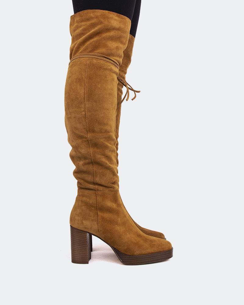 l'intervalle Veneto Cognac Suède Brun