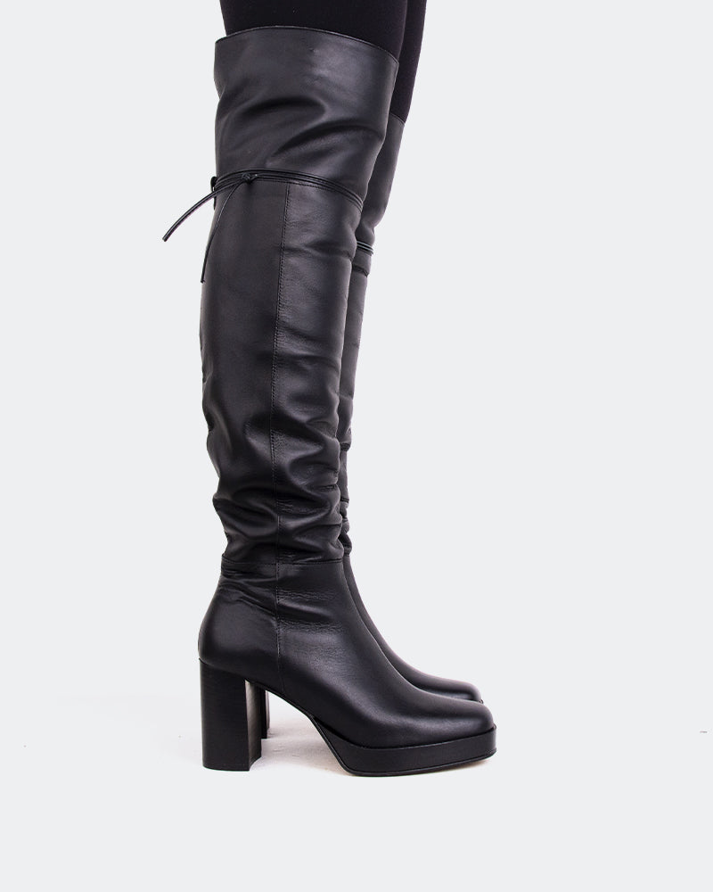 l'intervalle Veneto Noir Cuir Noir