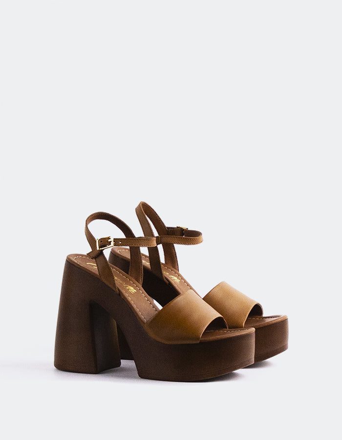 L'intervalle Veria Cuir Ocre Ocre