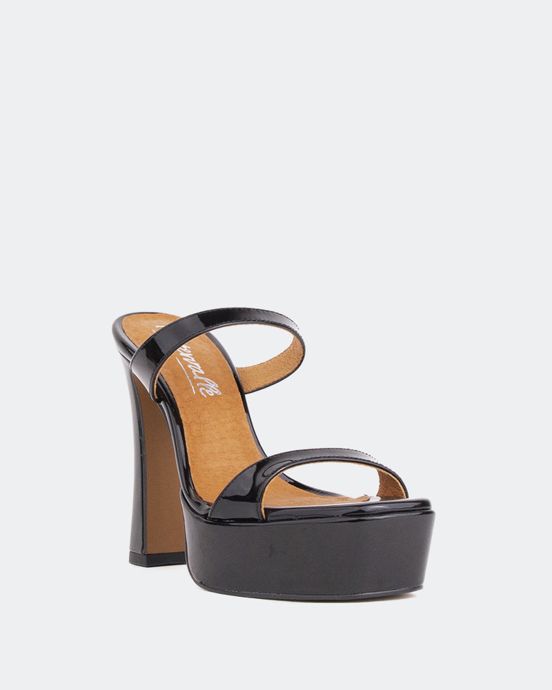 L'intervalle Vibes Noir Verni /Verni Noir Noir