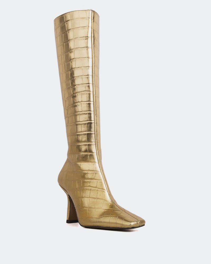 L'intervalle Viger Bronze Croco Or