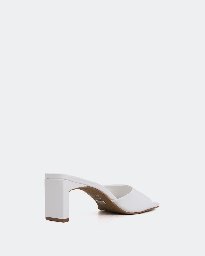 L'intervalle Visalia Blanc Cuir Blanc