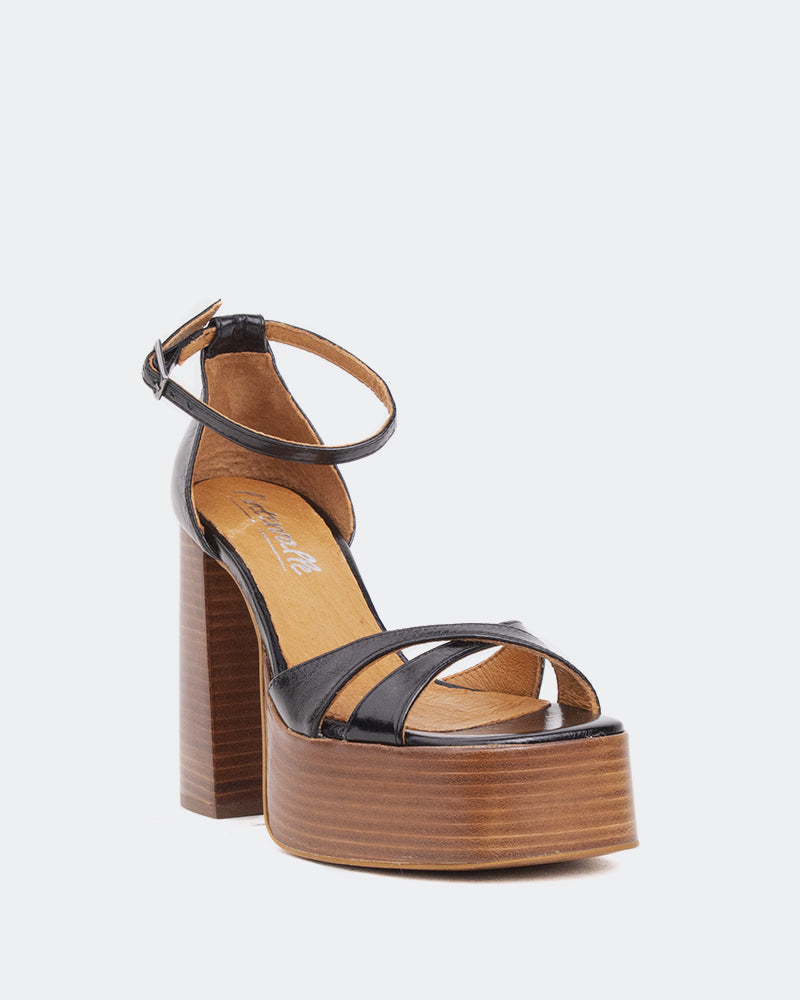 L'intervalle Vixen Noir Cuir Noir