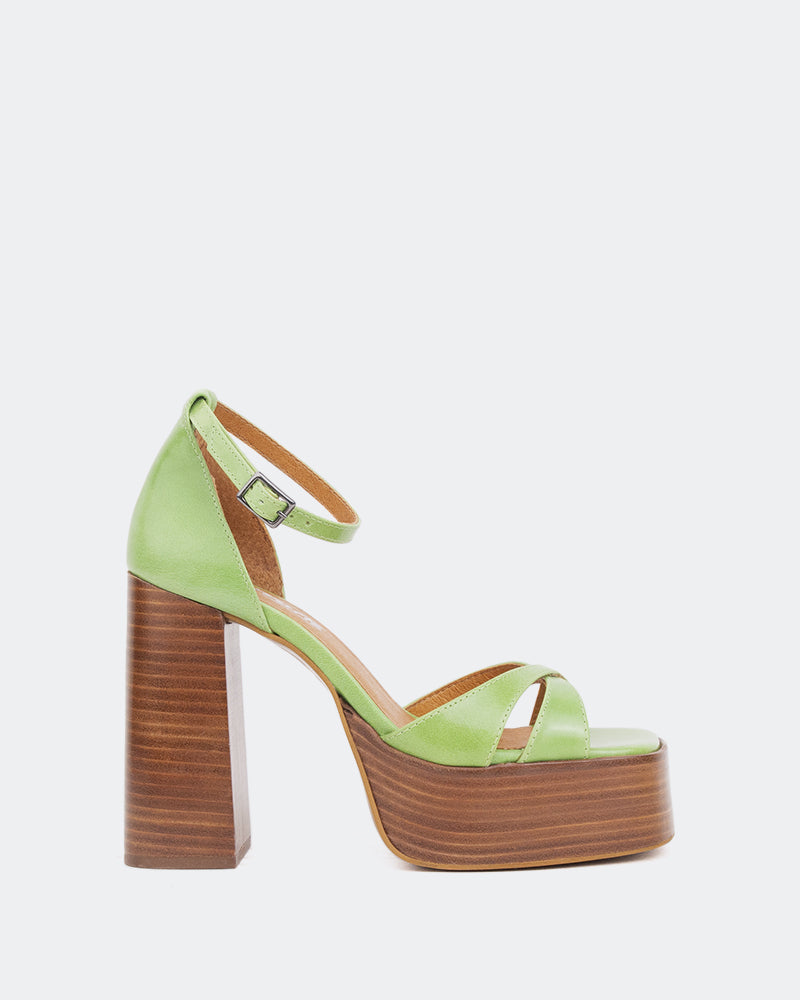 l'intervalle Vixen Vert Cuir Vert