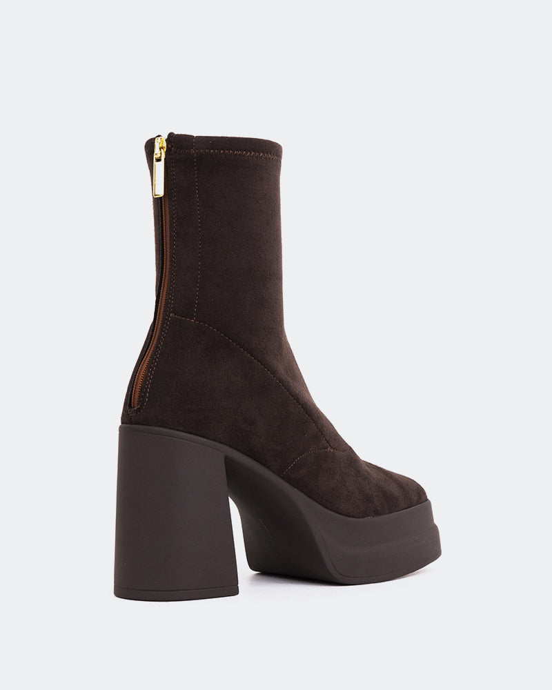 L'intervalle Voltera Brun Suède Stretch Brun