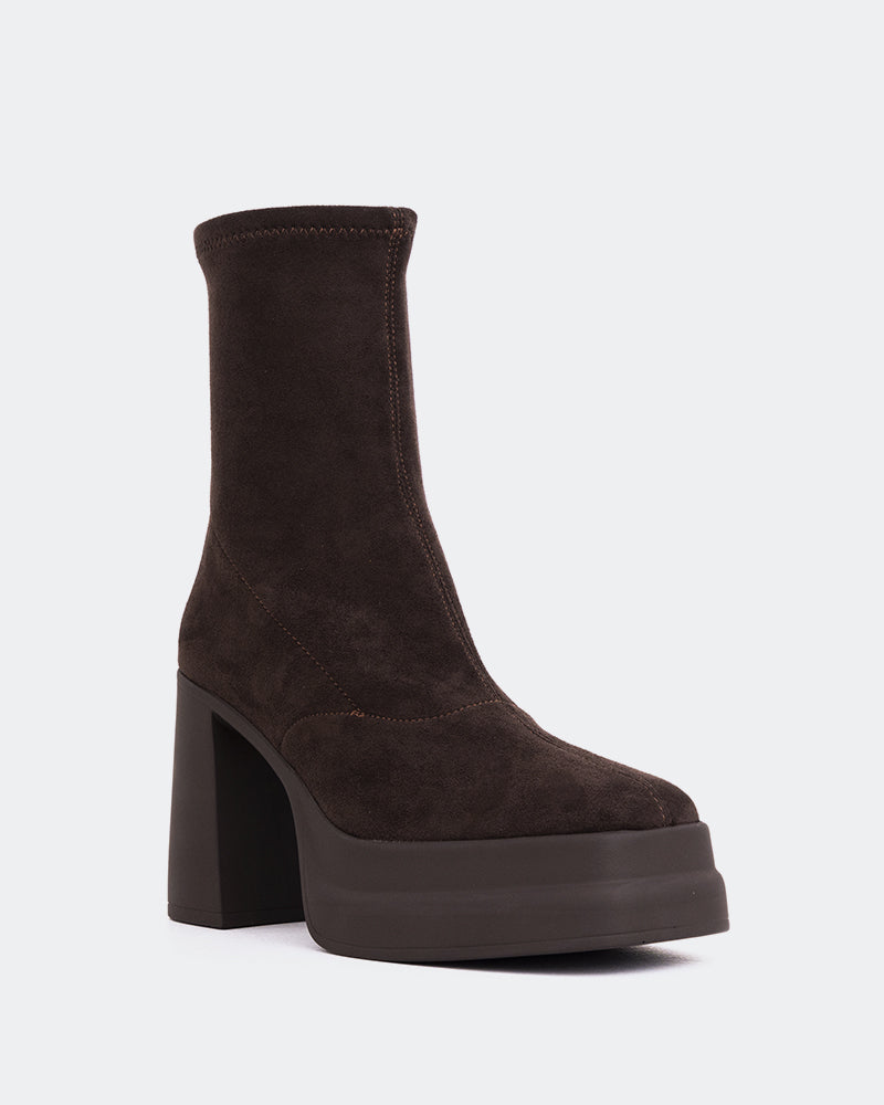 L'intervalle Voltera Brun Suède Stretch Brun