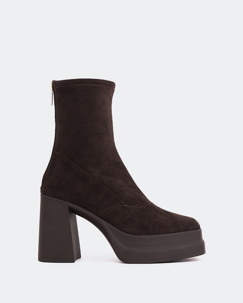 l'intervalle Voltera Brun Suède Stretch Brun