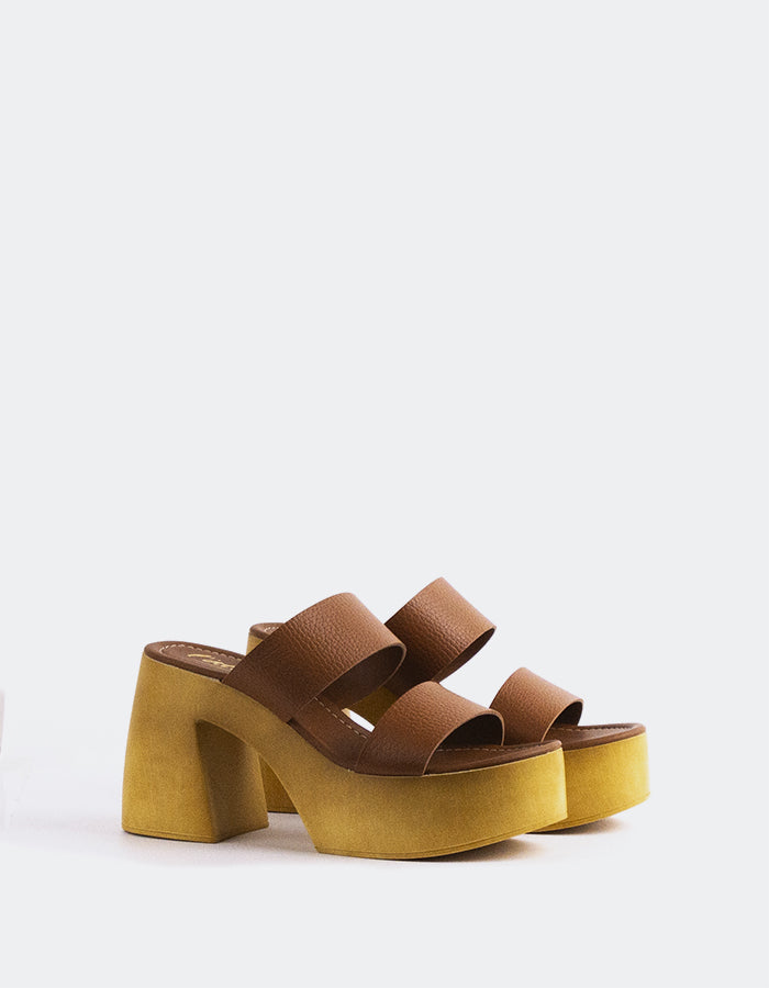 L'intervalle Vyronas Cuir Ocre Ocre