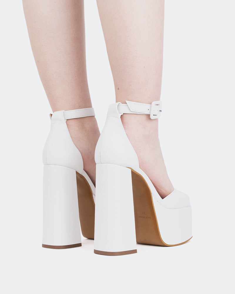 L'intervalle Walton Blanc Cuir/Cuir Blanc Blanc