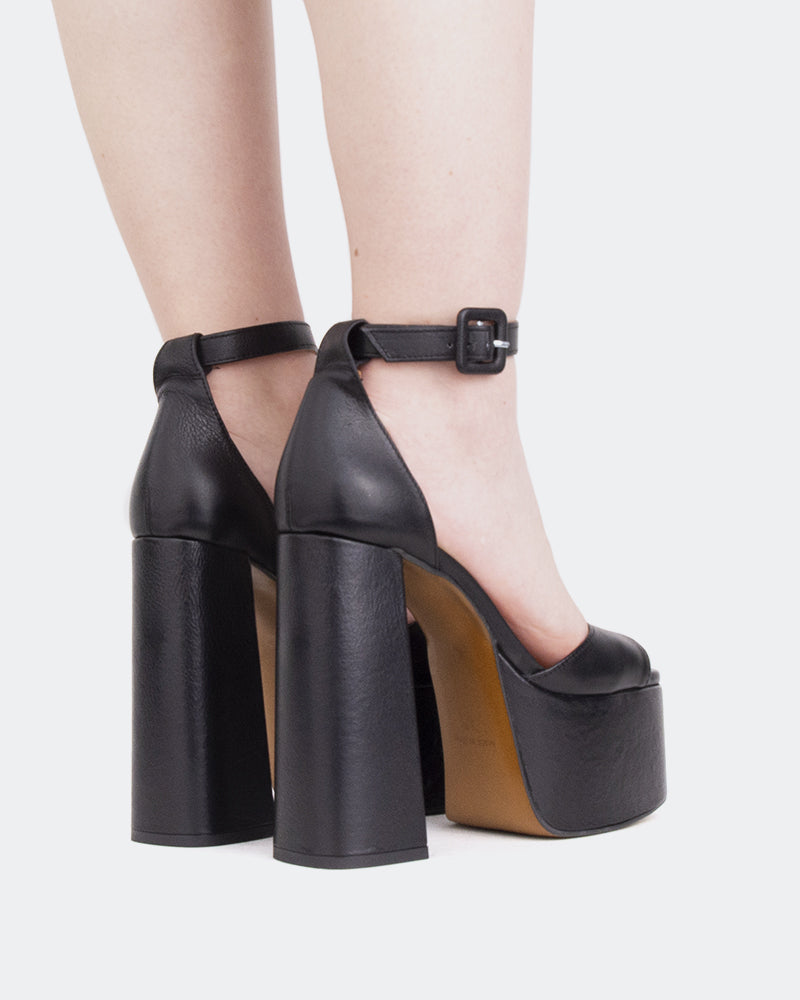 L'intervalle Walton Noir Cuir/Cuir Noir Noir