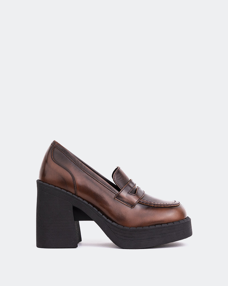 l'intervalle Weezer Cuir marron Brun