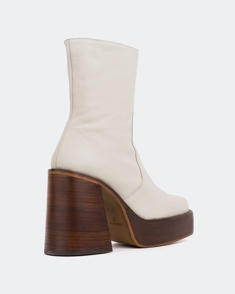 L'intervalle Wicked Blanc Cassé Cuir Blanc