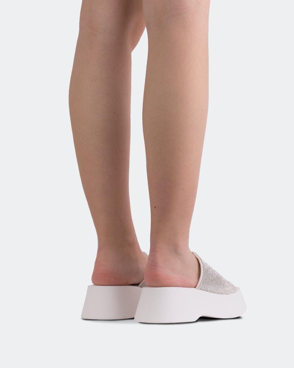 L'intervalle Wixson Blanc Strass Blanc