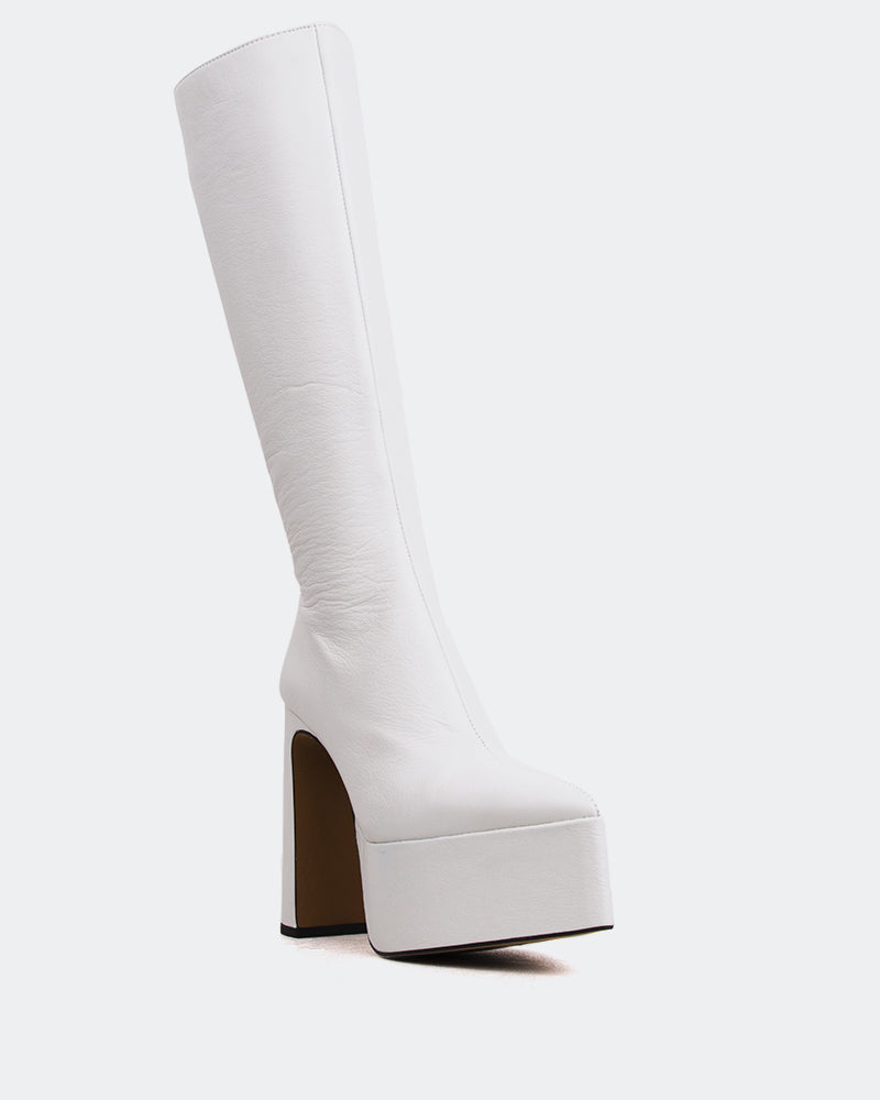 L'intervalle Yaroslav Blanc Cuir Blanc