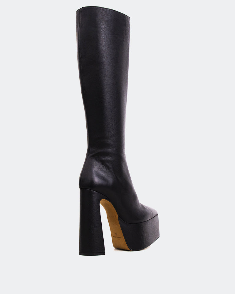 L'intervalle Yaroslav Noir Cuir Noir