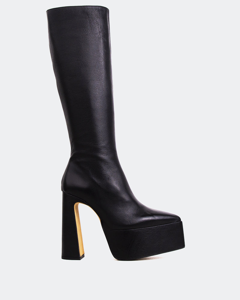 l'intervalle Yaroslav Noir Cuir Noir