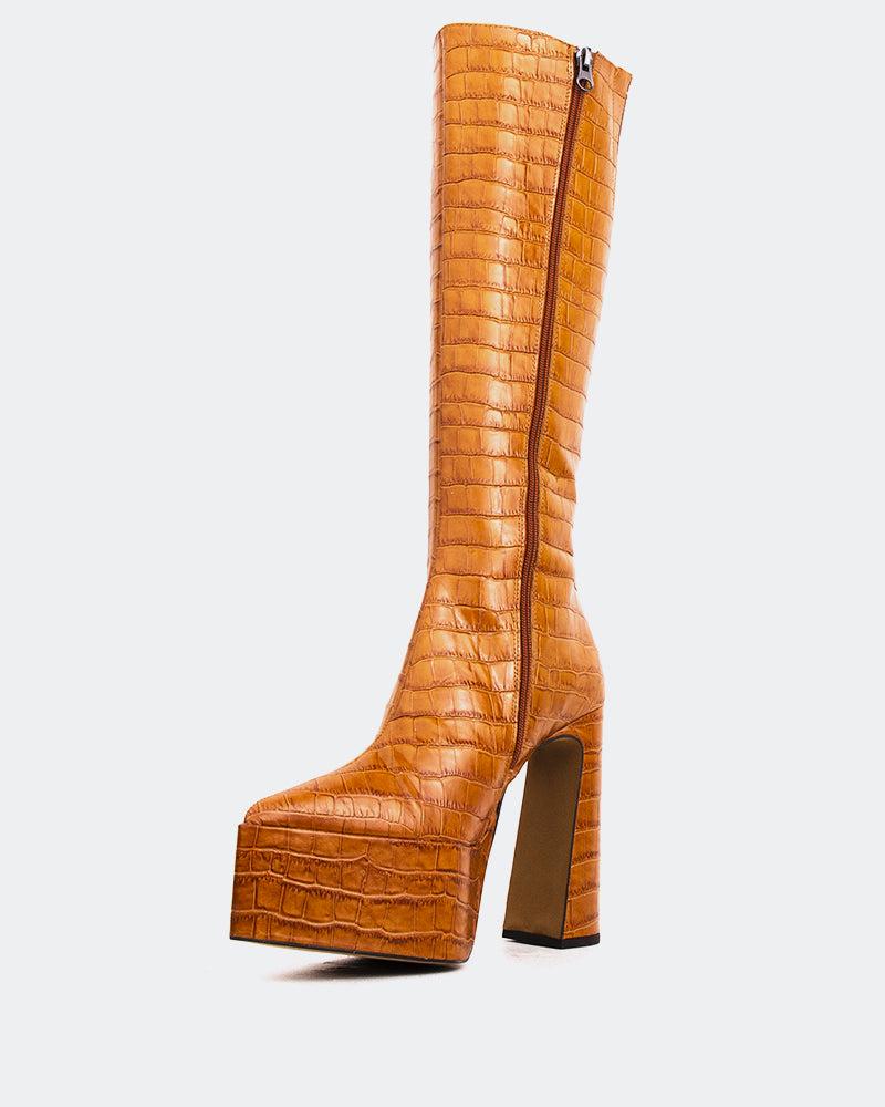 L'intervalle Yaroslav Rust Croco Orange