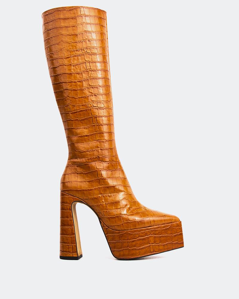 l'intervalle Yaroslav Rust Croco Orange