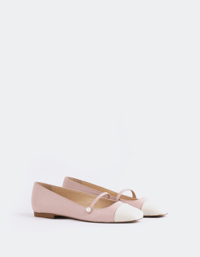 L'intervalle Yarrow Off WhtRose Leather Rose