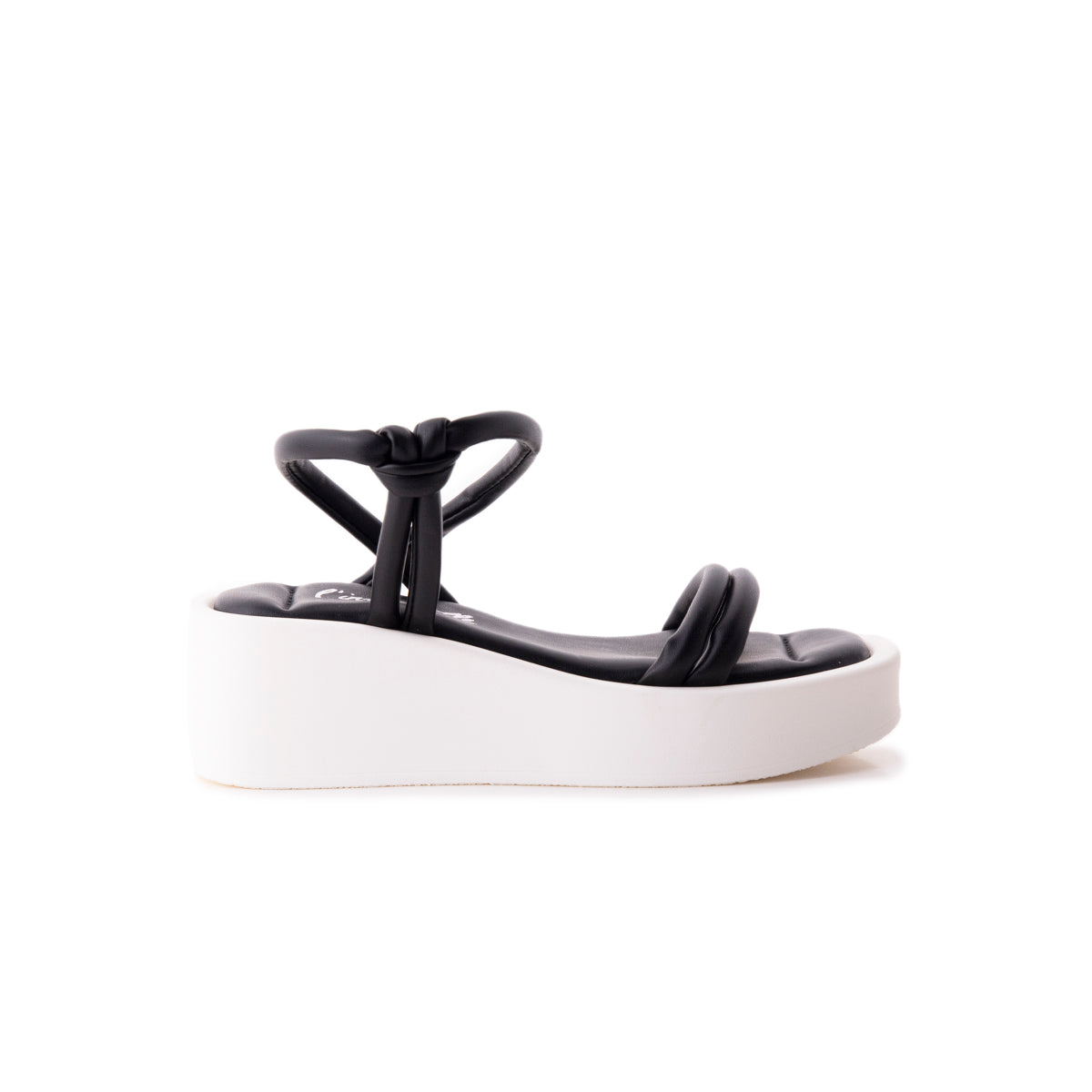 l'intervalle Yumiko Noir Cuir Noir