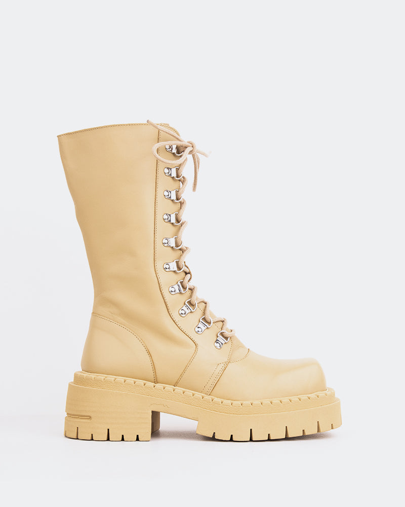 l'intervalle Zafiro cuir crème Chameau