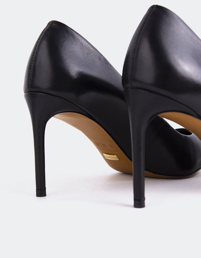 L'intervalle Zinnia Noir Cuir Noir