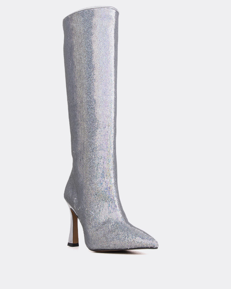 L'intervalle Zuri Argent Paillettes Argent