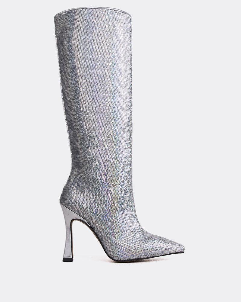 l'intervalle Zuri Argent Paillettes Argent