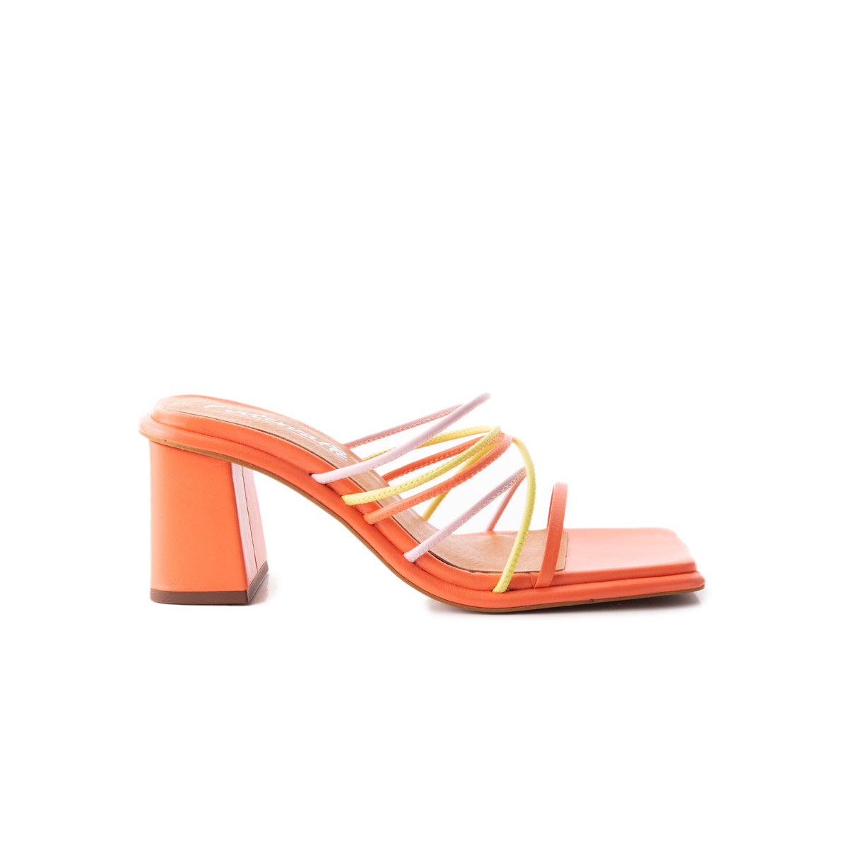 l'intervalle Larisa Coral Multi-couleurs Cuir Orange