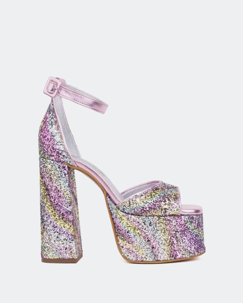 l'intervalle Philo Multi-couleurs Glitter Multicolore