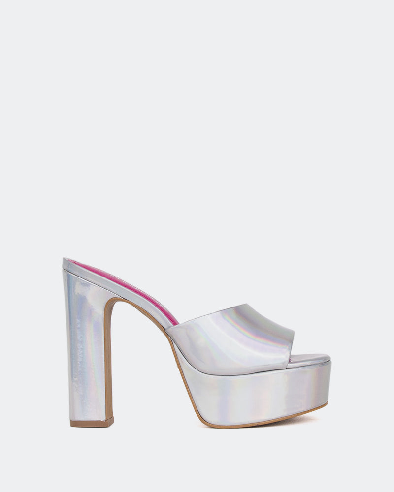 l'intervalle Tropicana Argent Miroir/Miroir Argenté Argent