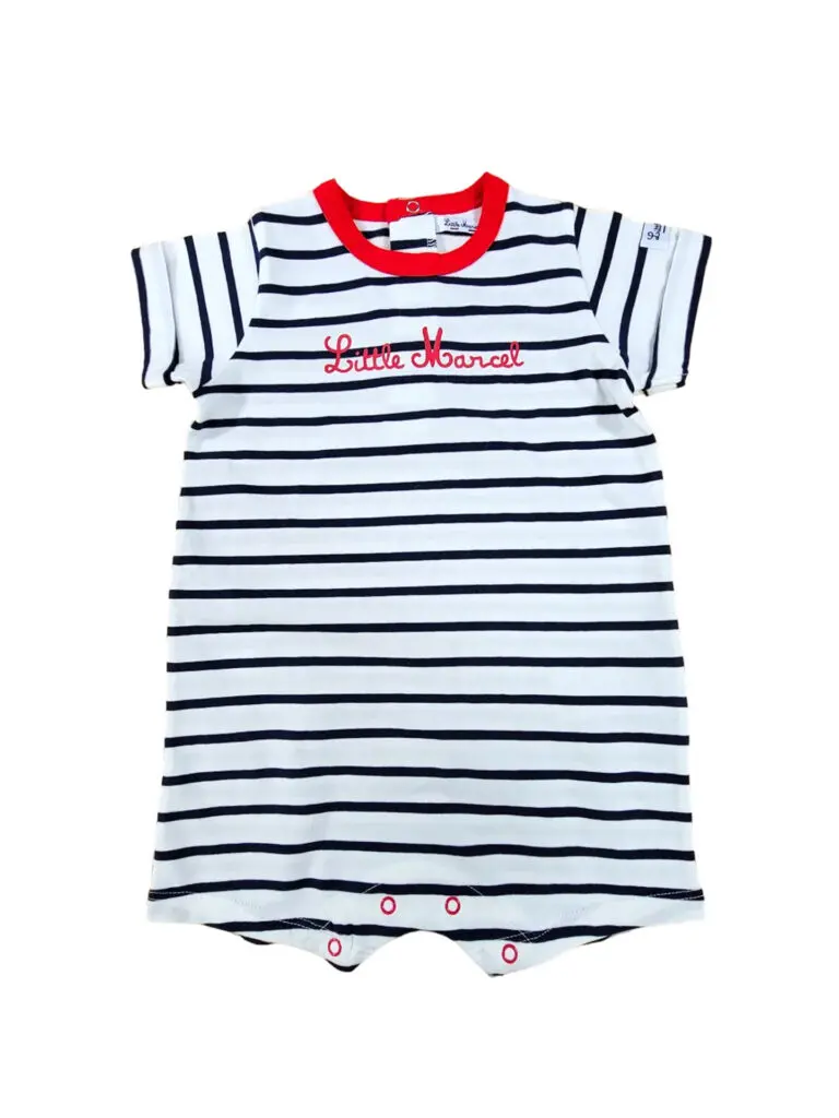 little marcel Barboteuse Bébé garçon Marin bleu-marine