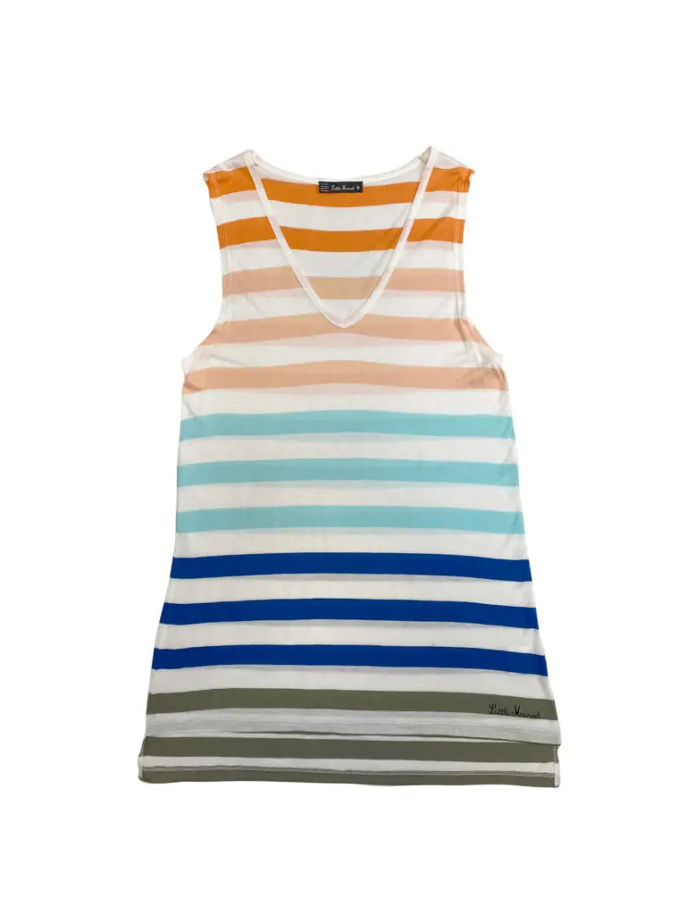 Little Marcel Débardeur à Rayures Femme DAFNE BLANC MULTICO