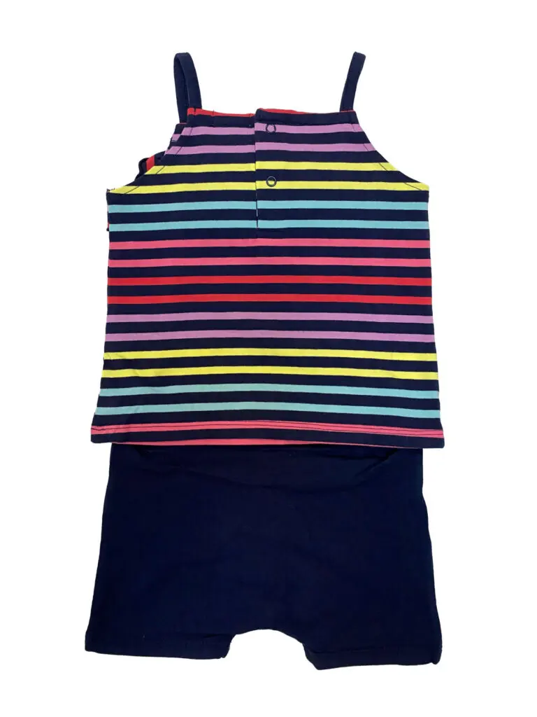 Little Marcel Ensemble Débardeur/short Bébé Fille Navy