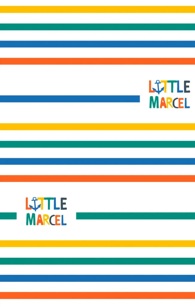 Little Marcel HOUSSE DE COUETTE 140×200 Cm COTON LITTLE MARIN MULTI