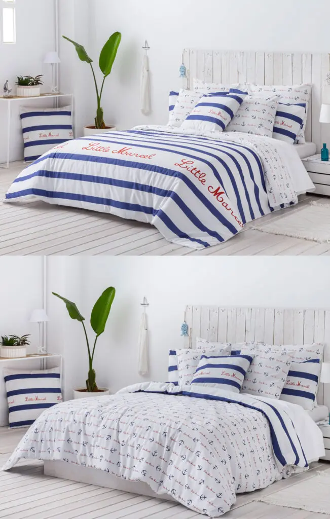 Little Marcel HOUSSE DE COUETTE COTON MORGANA/ANCLAS