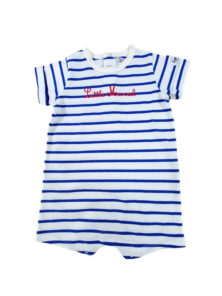 little marcel Barboteuse Bébé garçon Marin Bleu