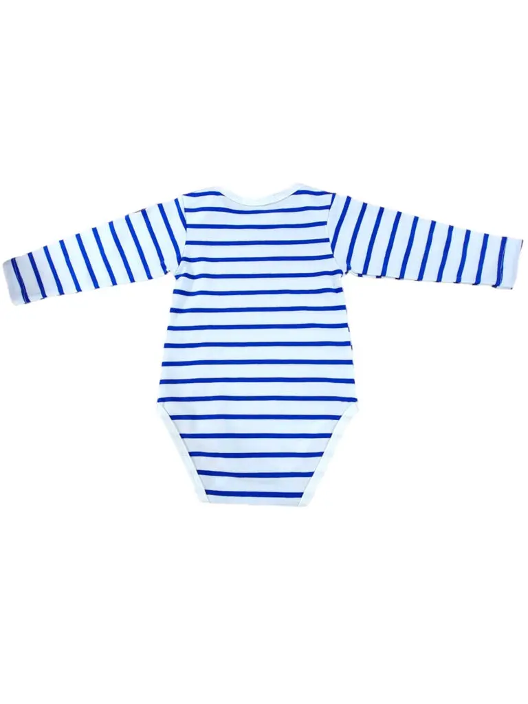 Little Marcel Body Manches Longues Bébé Marin Bleu
