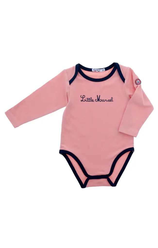 little marcel Body Manches Longues Bébé Rose