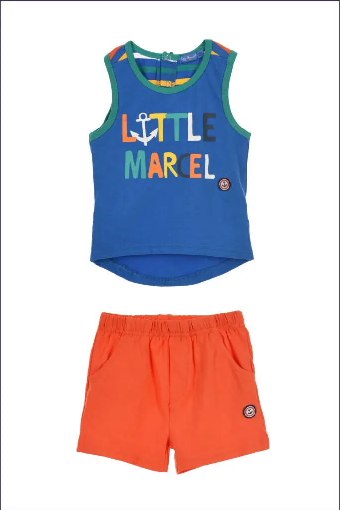 little marcel Ensemble Débardeur/Short bébé garçon