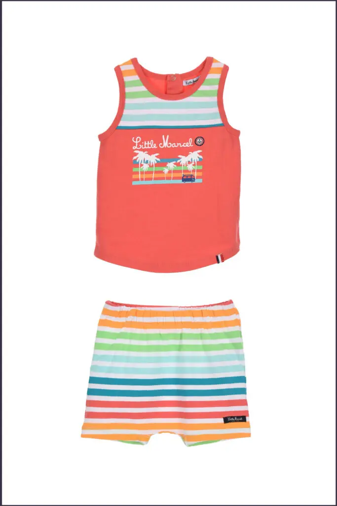 little marcel Ensemble Débardeur/Short bébé garçon
