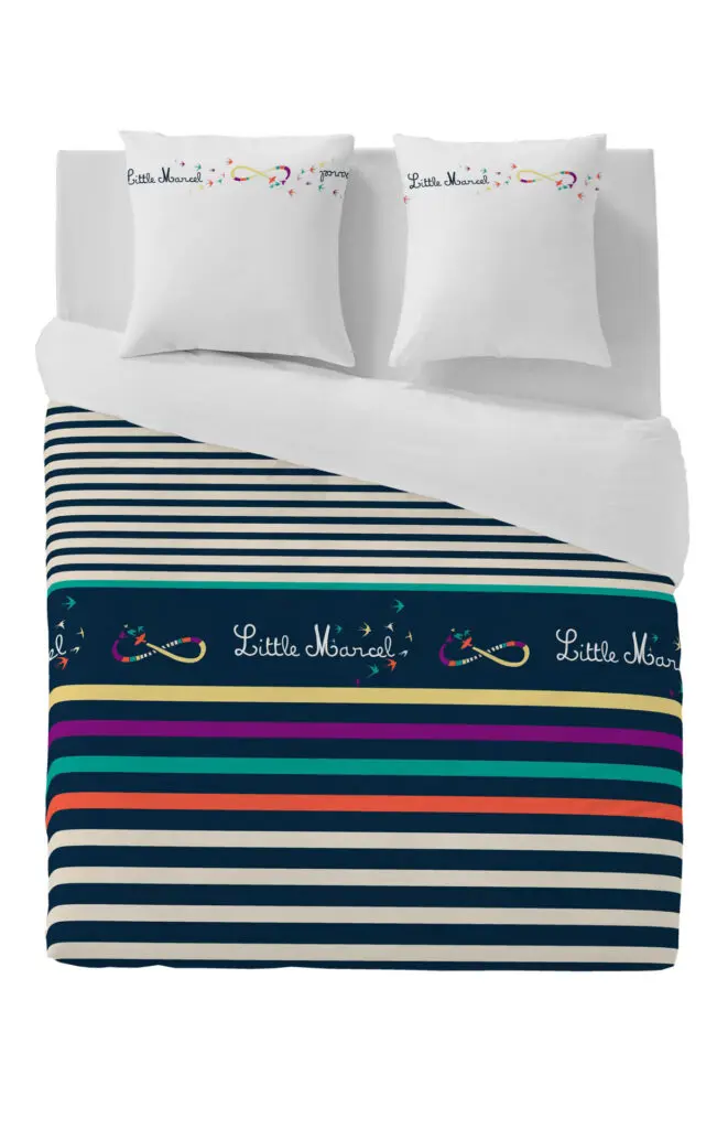 Little Marcel HOUSSE DE COUETTE COTON MARIN MULTI