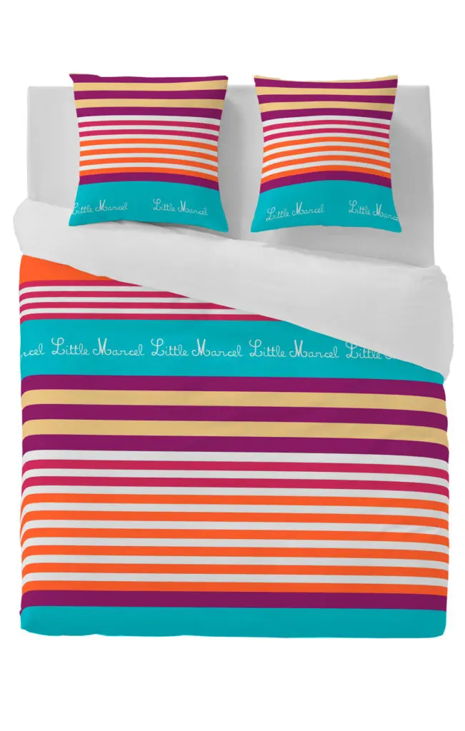 Little Marcel HOUSSE DE COUETTE COTON RAYACK MULTI