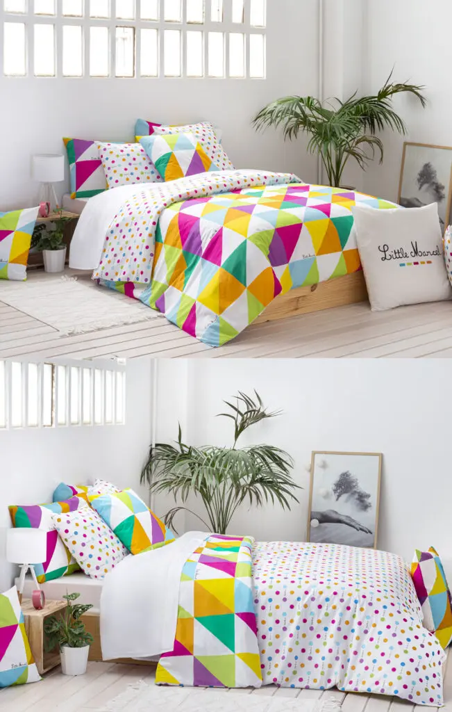 Little Marcel HOUSSE DE COUETTE PIRAMIDE/MINI DOTS