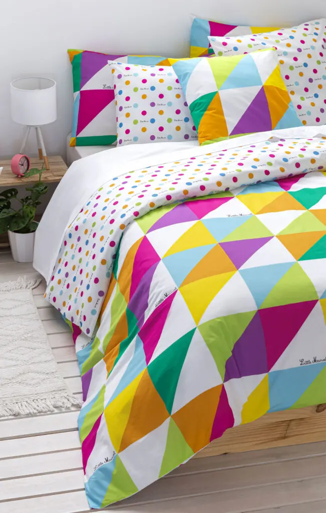 little marcel HOUSSE DE COUETTE PIRAMIDE/MINI DOTS