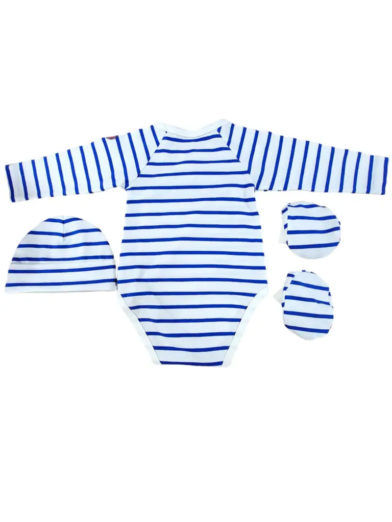 Little Marcel Kit Naissance Bébé Marin Bleu
