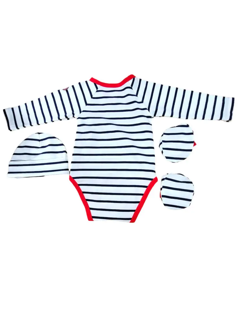 Little Marcel Kit Naissance Bébé Marin Bleu-Marine