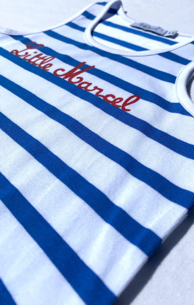 Little Marcel Robe Enfant Fille REFERA BLANC BLEU