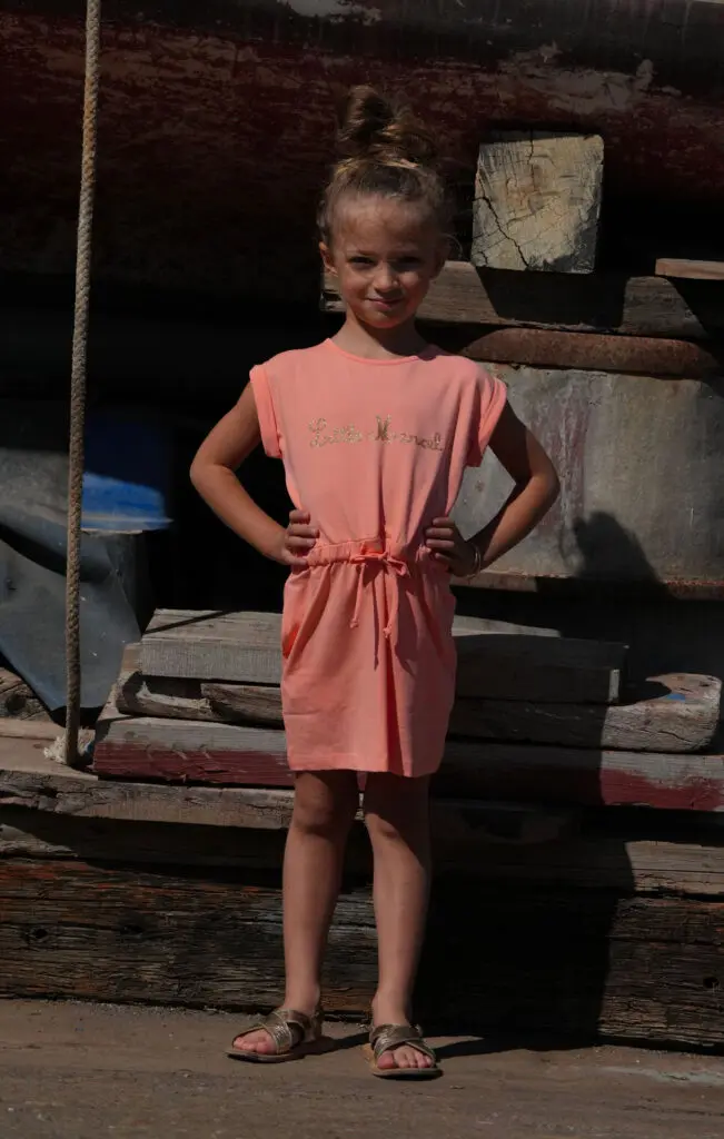 Little Marcel Robe Enfant RIMI UNI ROSE