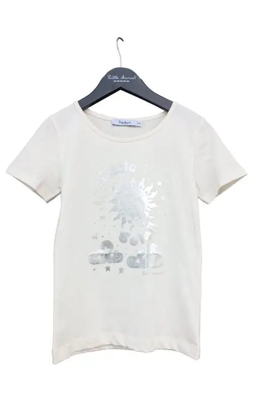 little marcel T-shirt mc Fille ELIA ECRU